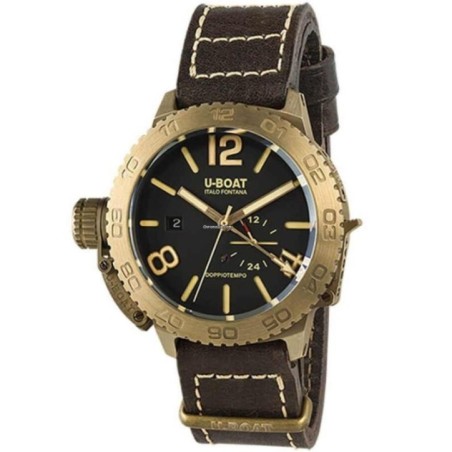 9008 DOPPIOTEMPO BRONZO COFFEE AUTO S/N:0138 Наручний годинник U-BOAT