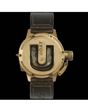 9008 DOPPIOTEMPO BRONZO COFFEE AUTO S/N:0138 Наручний годинник U-BOAT