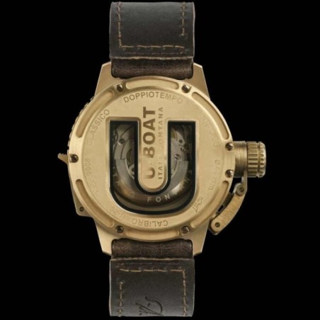 9008 DOPPIOTEMPO BRONZO COFFEE AUTO S/N:0138 Наручний годинник U-BOAT