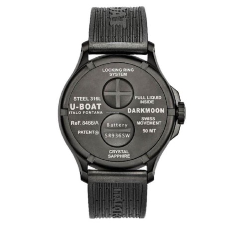 8466/C DARKMOON RED GLASS PVD Наручний годинник U-BOAT