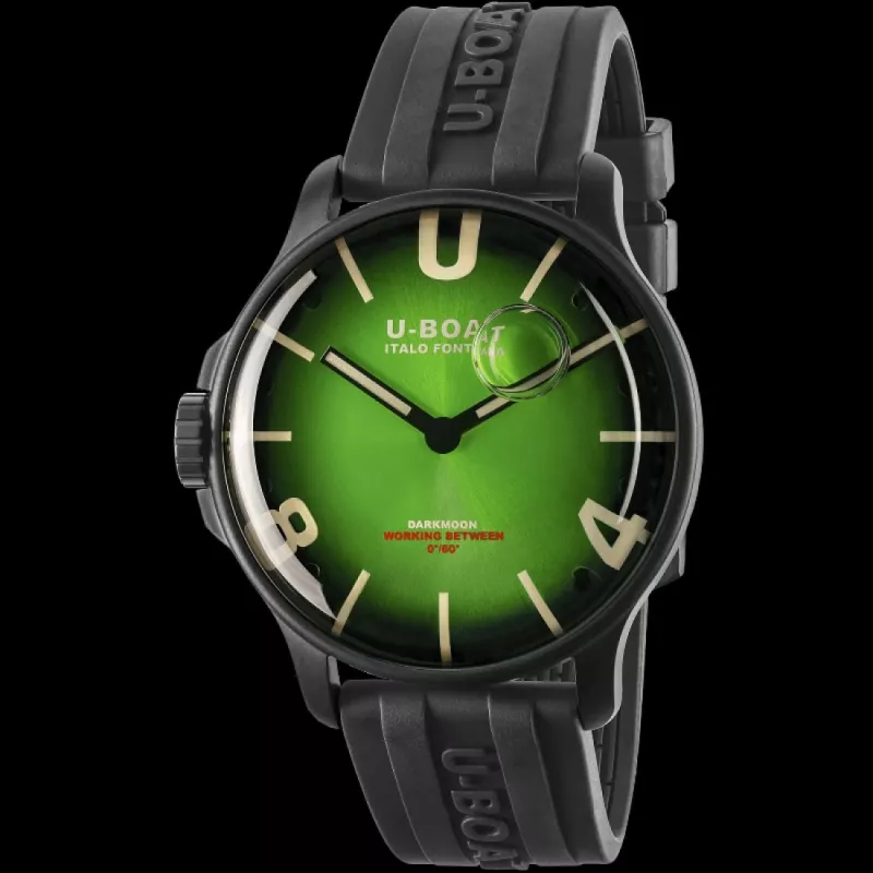 8698/C DARKMOON 44MM GREEN PVD SOLEIL Наручний годинник U-BOAT
