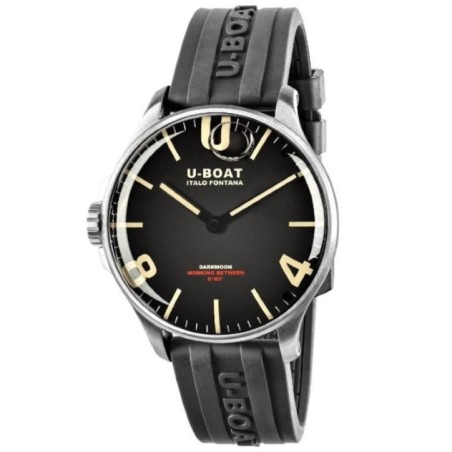 8463/B DARKMOON 44MM BLACK SS Наручний годинник U-BOAT