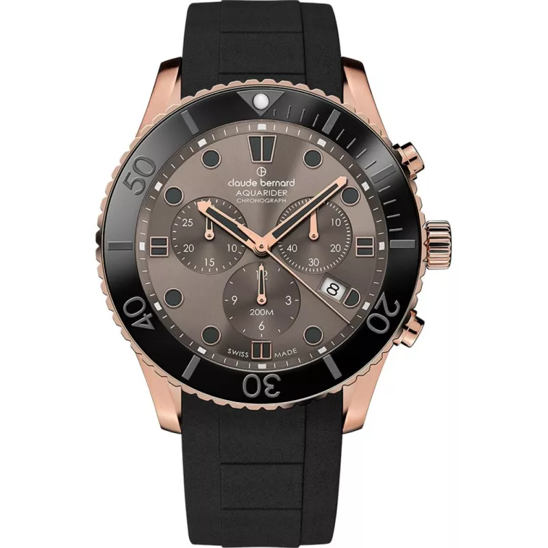 10252 37RNGCA GRN Швейцарський годинник Claude Bernard