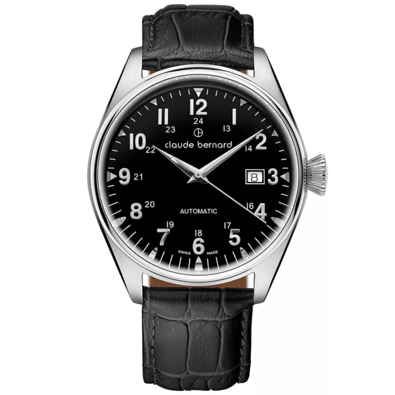 80132 3C NIN Швейцарський годинник Claude Bernard