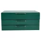 392012 Sophia Jewelry Box with Drawers WOLF Forest Green