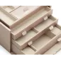213016 Palermo Large Jewelry Box - Rose Gold Wolf