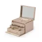 213016 Palermo Large Jewelry Box - Rose Gold Wolf