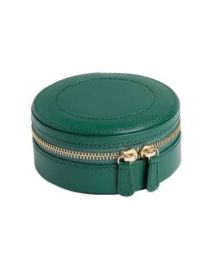 392312 Sophia Round Mini Travel Zip Case WOLF Forest Green