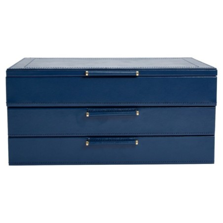 392017 Sophia Jewelry Box with Drawers WOLF Indigo