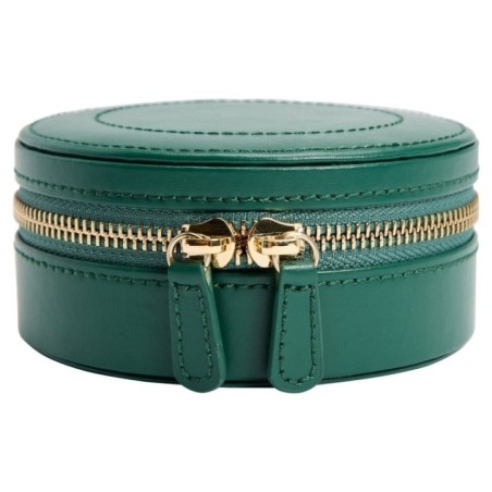 392312 Sophia Round Mini Travel Zip Case WOLF Forest Green