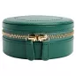 392312 Sophia Round Mini Travel Zip Case WOLF Forest Green