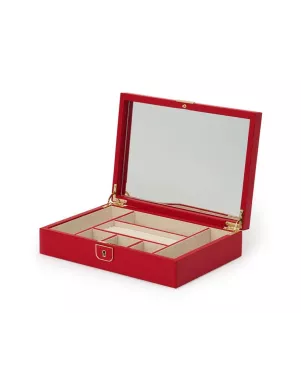 213272 Palermo Medium Jewelry Box - Red Wolf