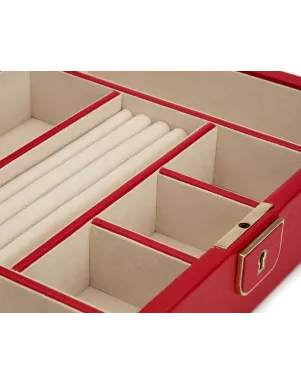 213272 Palermo Medium Jewelry Box - Red Wolf