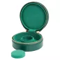 392312 Sophia Round Mini Travel Zip Case WOLF Forest Green