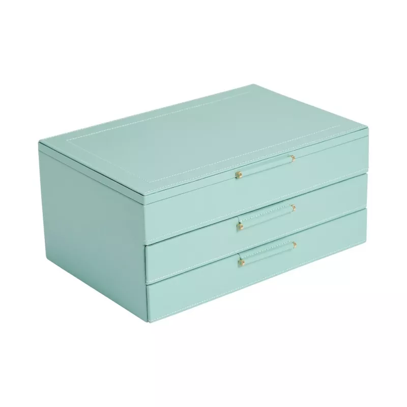 392030 Sophia Jewelry Box with Drawers WOLF Jade