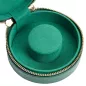 392312 Sophia Round Mini Travel Zip Case WOLF Forest Green