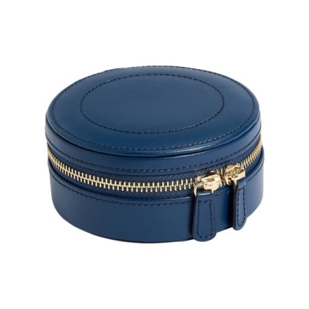 392317 Sophia Round Mini Travel Zip Case WOLF Indigo