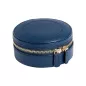 392317 Sophia Round Mini Travel Zip Case WOLF Indigo