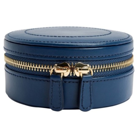 392317 Sophia Round Mini Travel Zip Case WOLF Indigo