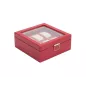 213872 Palermo 6 PC Watch Box - Red WOLF