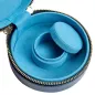 392317 Sophia Round Mini Travel Zip Case WOLF Indigo