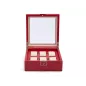213872 Palermo 6 PC Watch Box - Red WOLF