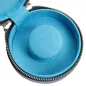 392317 Sophia Round Mini Travel Zip Case WOLF Indigo