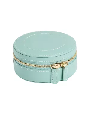 392330 Sophia Round Mini Travel Zip Case WOLF Jade