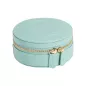392330 Sophia Round Mini Travel Zip Case WOLF Jade