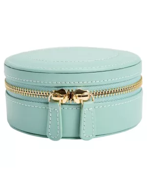 392330 Sophia Round Mini Travel Zip Case WOLF Jade