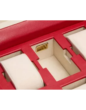 213872 Palermo 6 PC Watch Box - Red WOLF