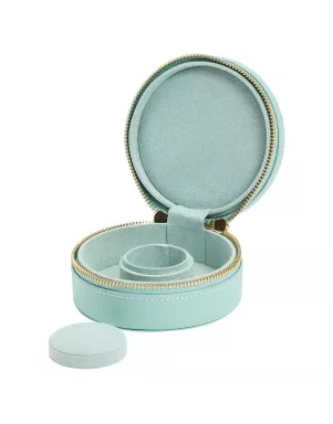 392330 Sophia Round Mini Travel Zip Case WOLF Jade