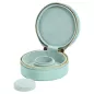 392330 Sophia Round Mini Travel Zip Case WOLF Jade