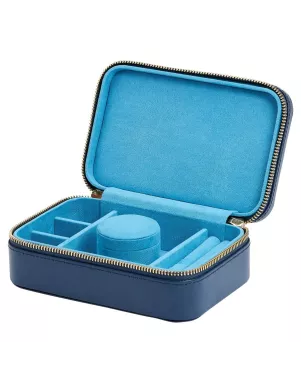 392217 Sophia Travel Zip Case WOLF Indigo
