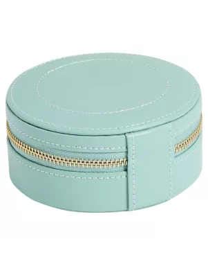 392330 Sophia Round Mini Travel Zip Case WOLF Jade