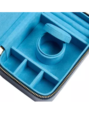 392217 Sophia Travel Zip Case WOLF Indigo