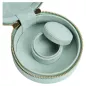 392330 Sophia Round Mini Travel Zip Case WOLF Jade