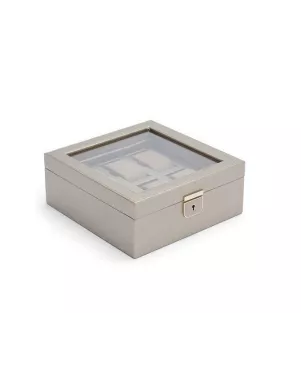 213878 Palermo 6 PC Watch Box - Pewter WOLF