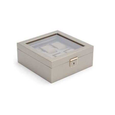 213878 Palermo 6 PC Watch Box - Pewter WOLF