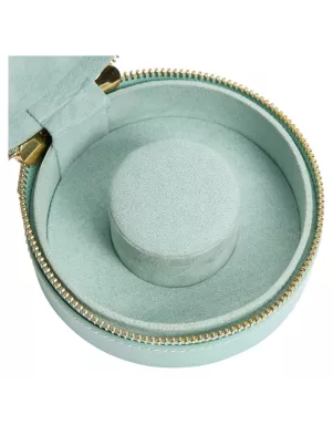 392330 Sophia Round Mini Travel Zip Case WOLF Jade