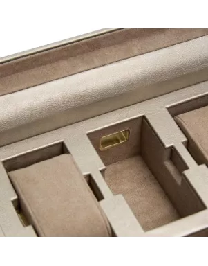 213878 Palermo 6 PC Watch Box - Pewter WOLF