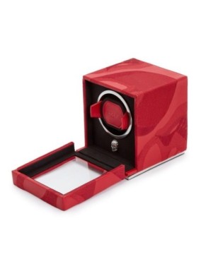 493172 Memento Mori Cub Watch Winder WOLF with Cover Red