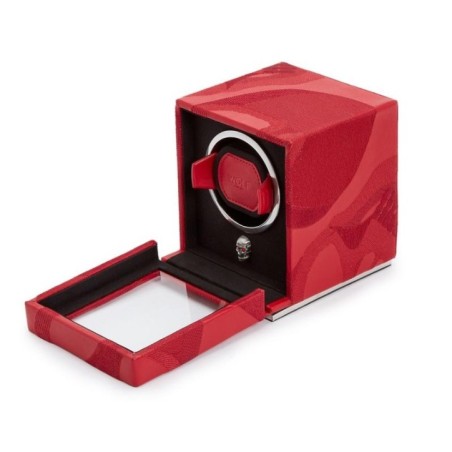 493172 Memento Mori Cub Watch Winder WOLF with Cover Red
