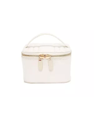 766553 Maria Zip Jewelry Cube - White WOLF