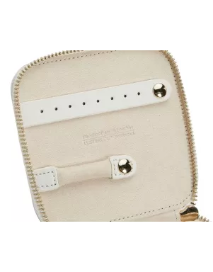 766553 Maria Zip Jewelry Cube - White WOLF