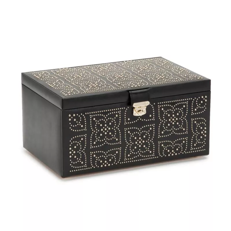 308202 Marrakesh Large Jewelry Box WOLF Black