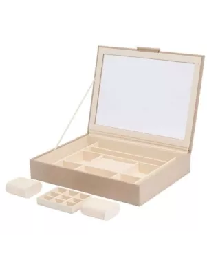 392421 Sophia Jewelry Box with window WOLF Mink