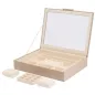 392421 Sophia Jewelry Box with window WOLF Mink