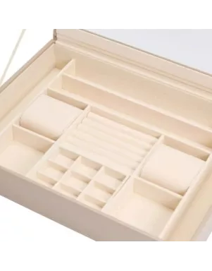 392421 Sophia Jewelry Box with window WOLF Mink
