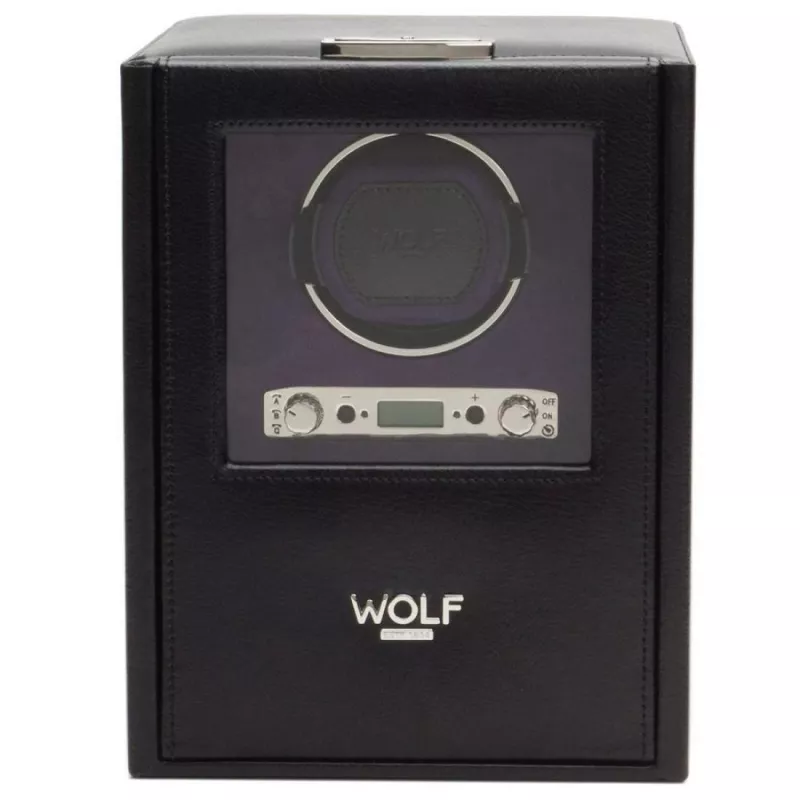 460628 Blake Single Watch Winder with Storage WOLF Black/Purple